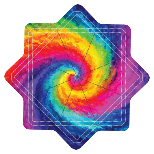 Tye Dye Visions –  GlowStar- LED Light Up 26" (Ships By Nov. 10th)