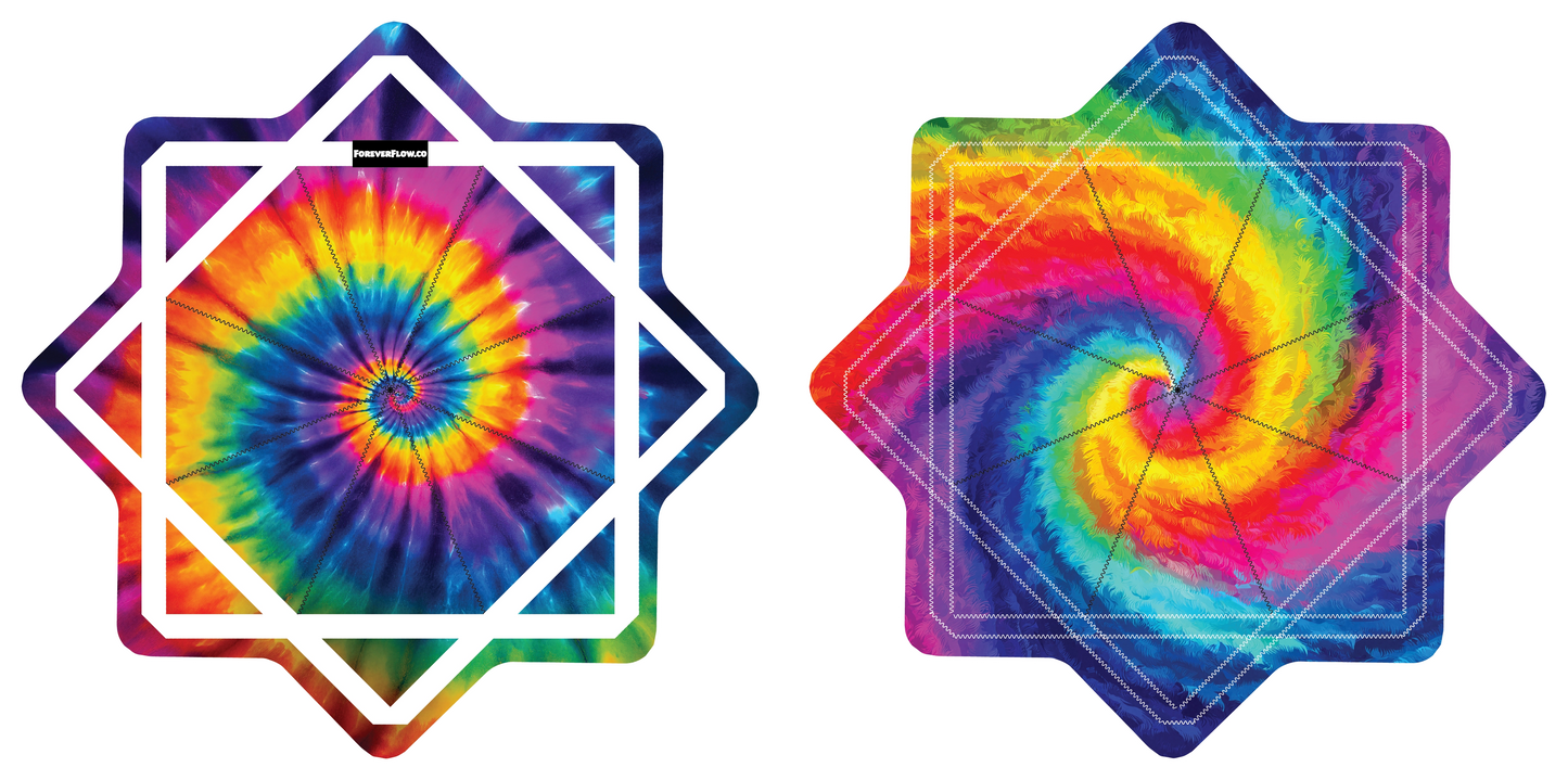 Tye Dye Visions –  GlowStar- LED Light Up 26" (Ships By Nov. 10th)