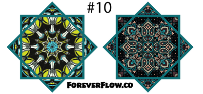 #10 Teal Mandala FlowStar