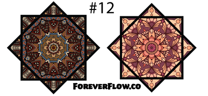 #12 Brown Mandala FlowStar