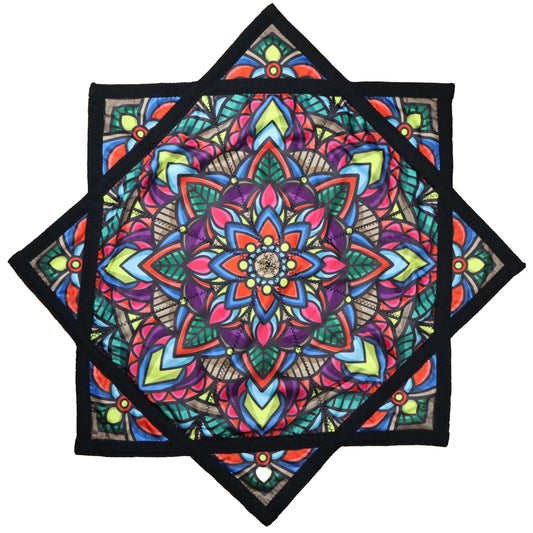 #15 Green FlipFlop Mandala FlowStar