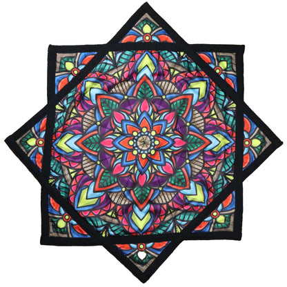 #15 Green FlipFlop Mandala FlowStar