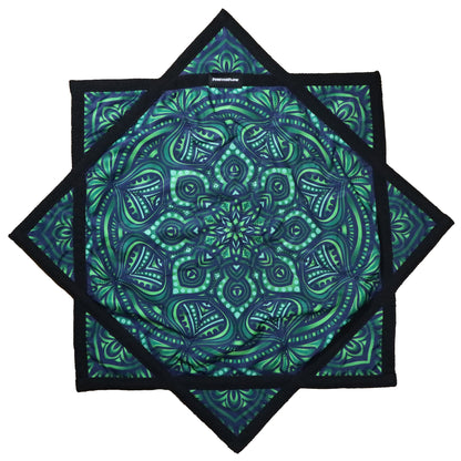 #15 Green FlipFlop Mandala FlowStar