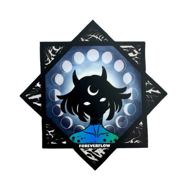 3Eyed Witch FlowStar Sticker