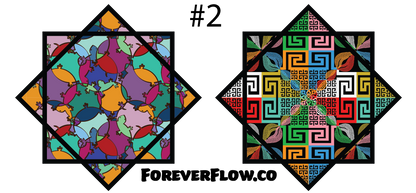 #2 Turtle Pattern ForeverFlow Star