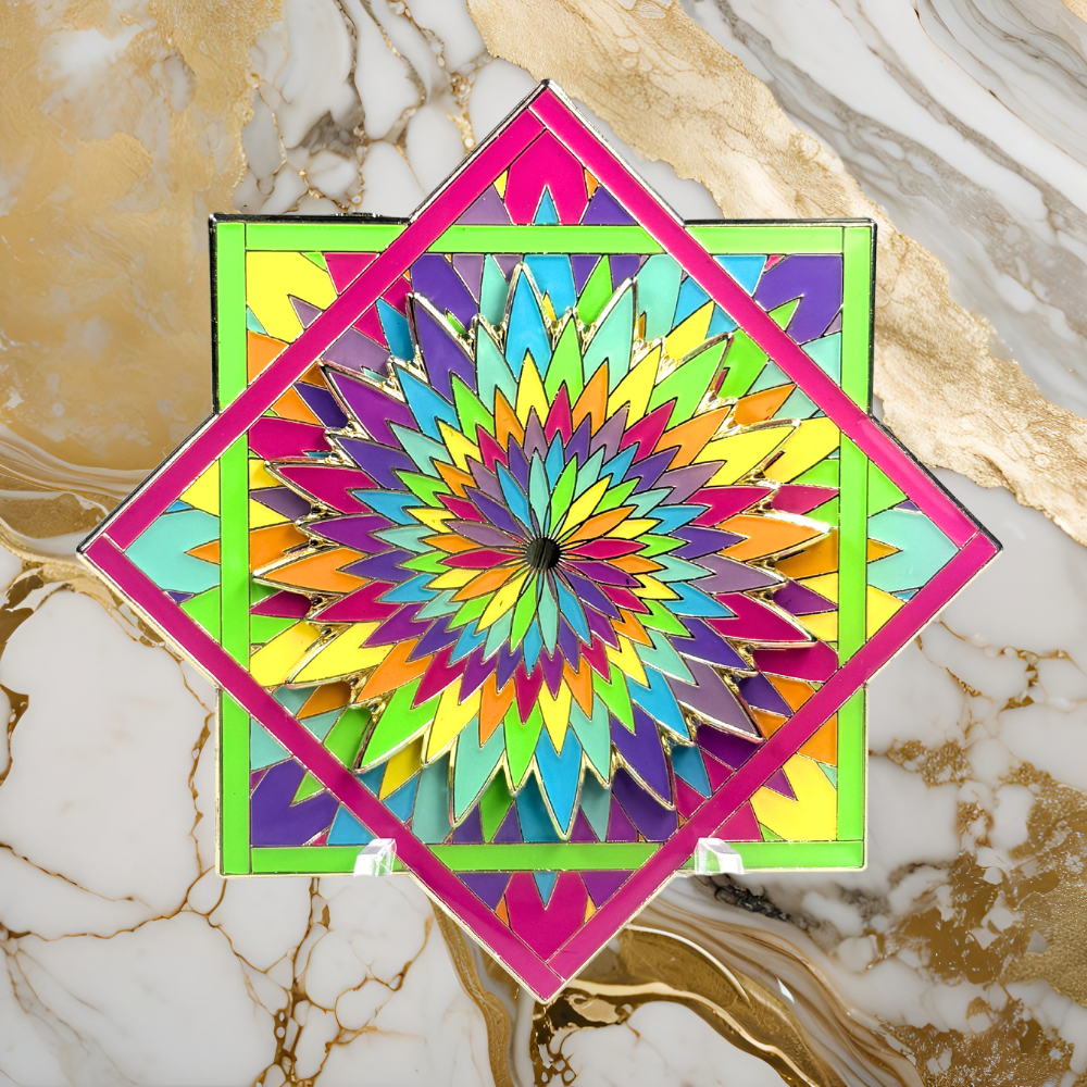 Neon Flow FlowStar Pin Gold Variant (Ready To Ship)