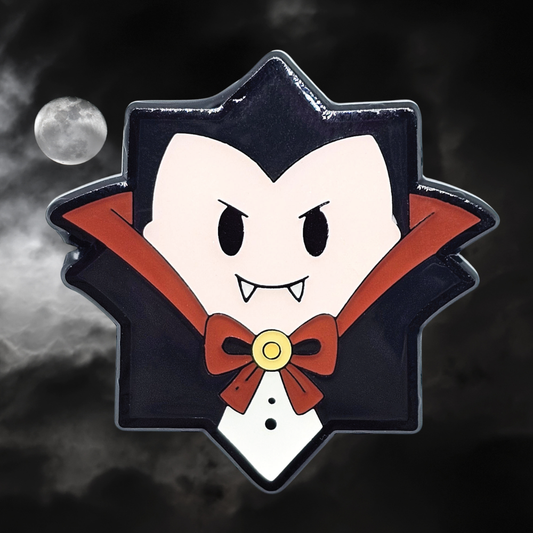 Fangs Flowbies Floween Lapel Pin