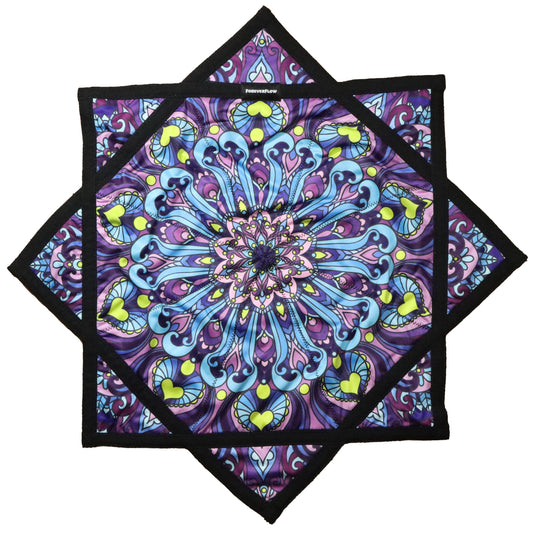 #6 Purple Heart Mandala FlowStar