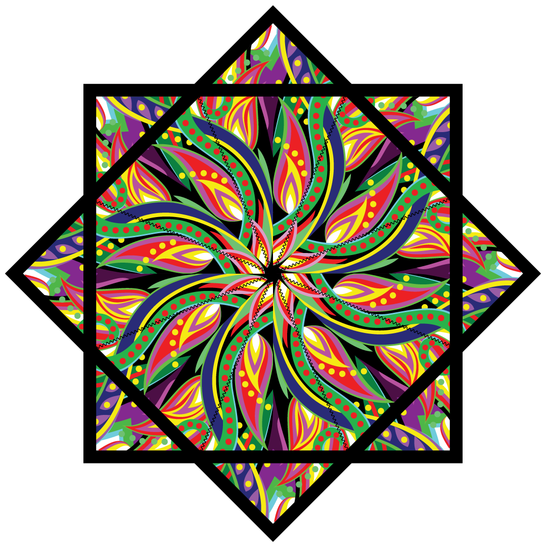 Peacock Spiral – Jumbo 48" FlowStar (Ships by Aug 1)