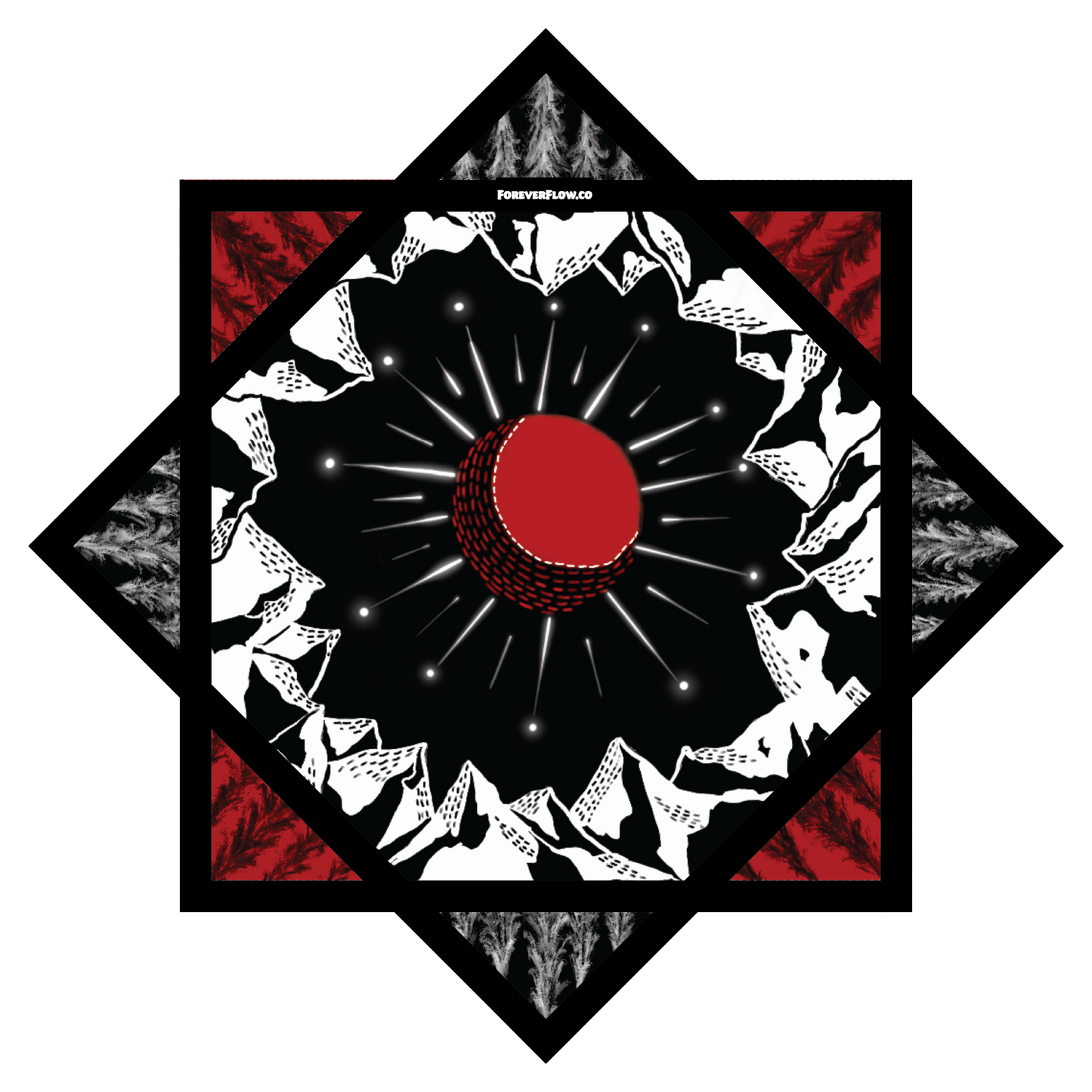 "Eternal Pines" Artwork by Amaya Graven – Forever FlowStar 26" (Pre-Sale)