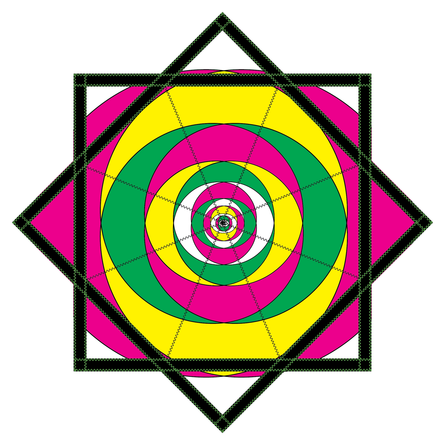 "Watermelon Echo " Artwork by Annalise Barden – Forever FlowStar 26"