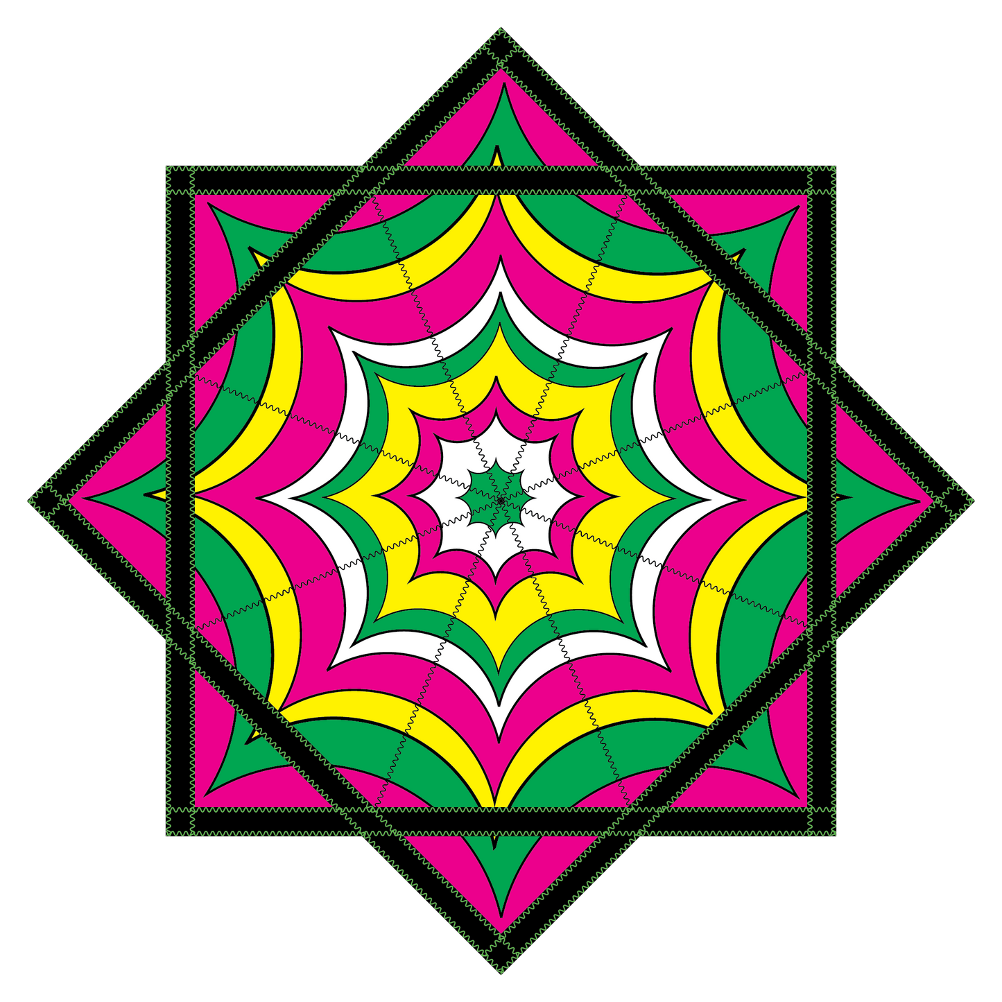 "Watermelon Echo " Artwork by Annalise Barden – Forever FlowStar 26"