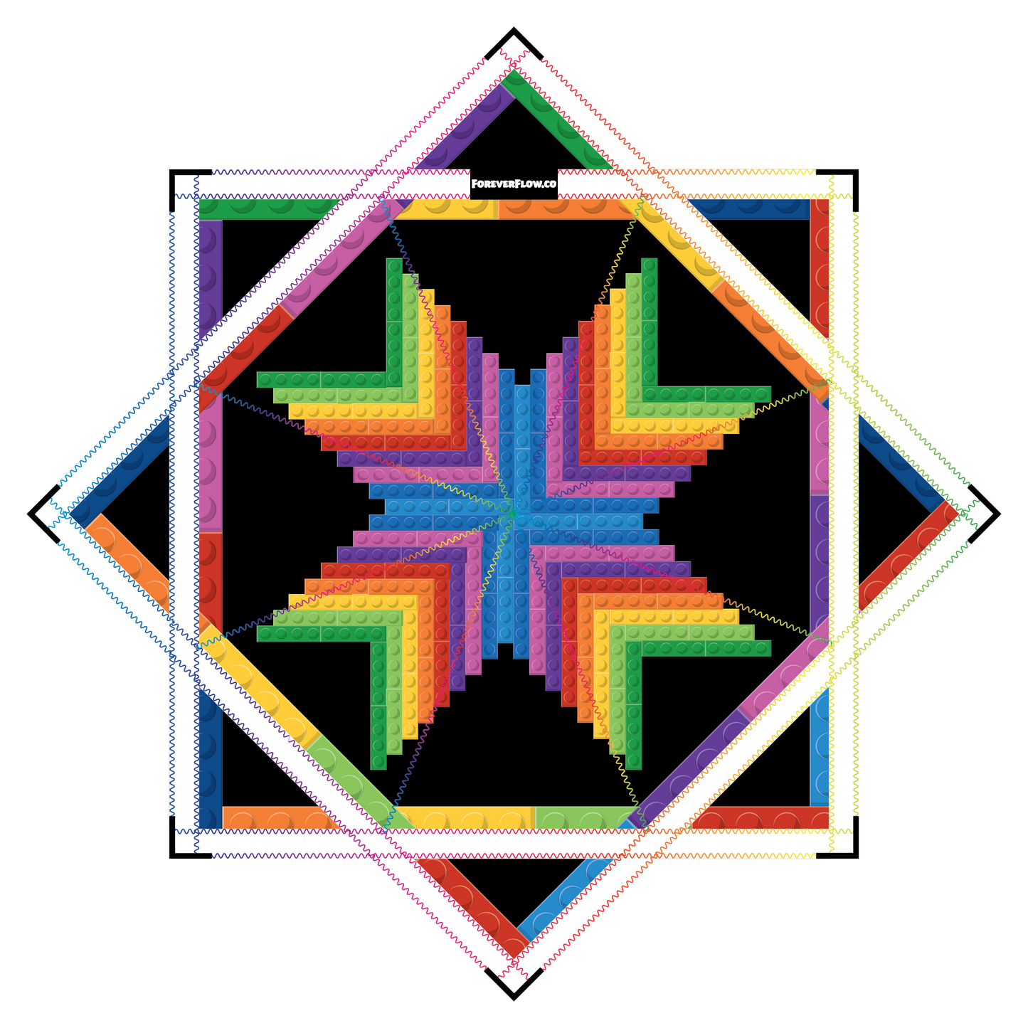 Block Party – Forever FlowStar 26" (Ready To Ship-Drops Aug. 20th)