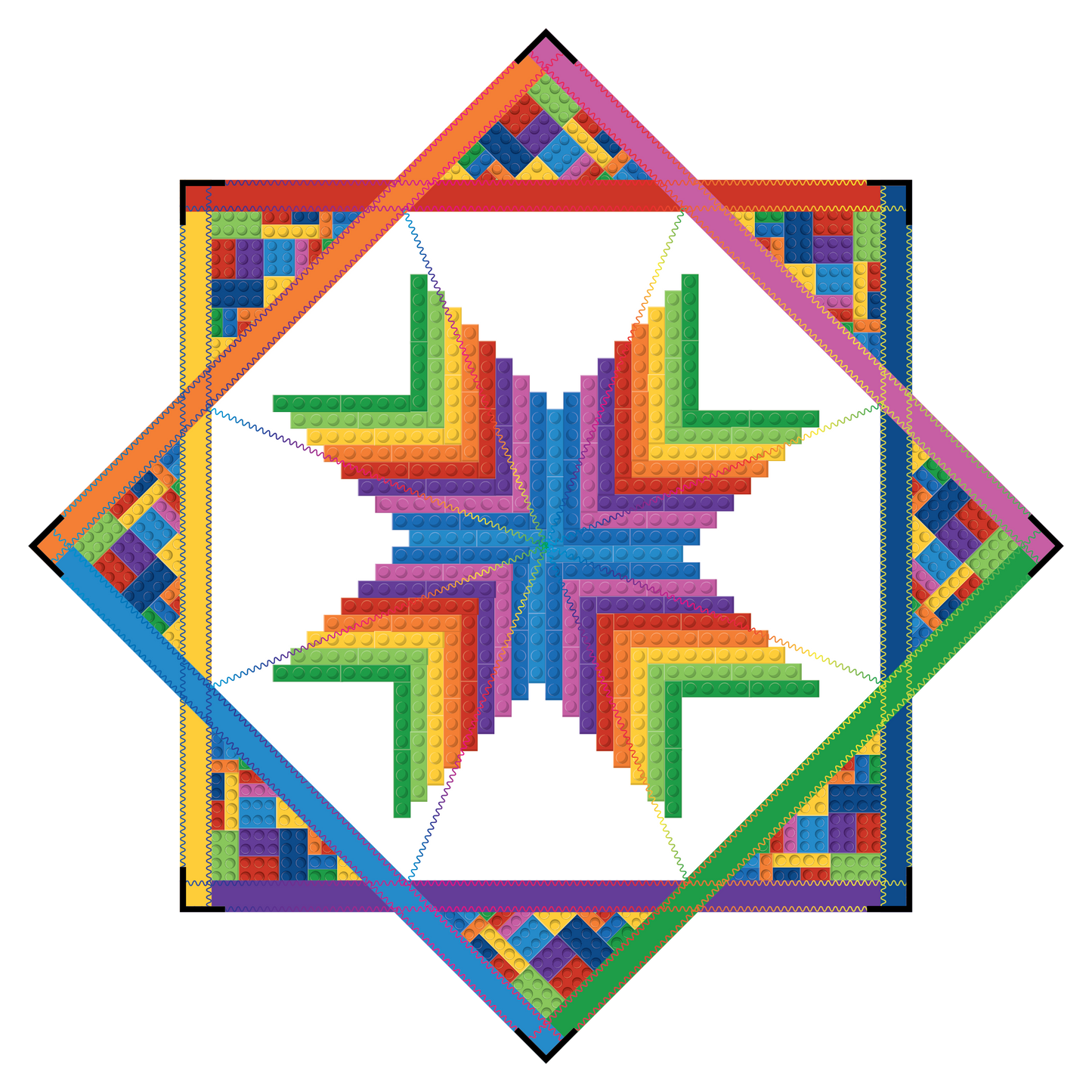 Block Party – Forever FlowStar 26" (Ready To Ship-Drops Aug. 20th)
