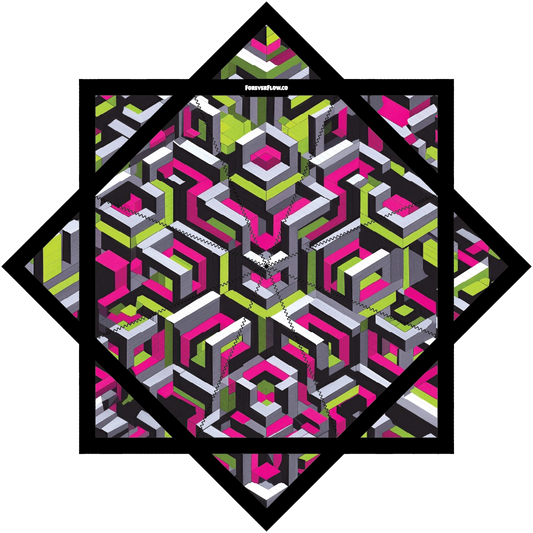 Broken Geometric Space – Jumbo 48" FlowStar (Ready To Ship)
