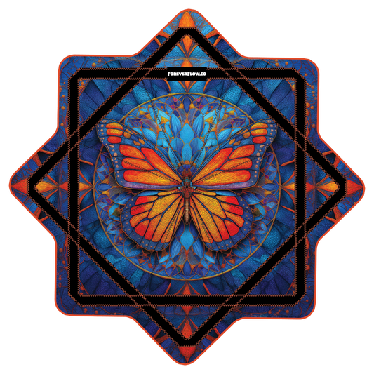 Butterfly Fractal –  GlowStar- RGB Light Up 26" (Ready To Ship)
