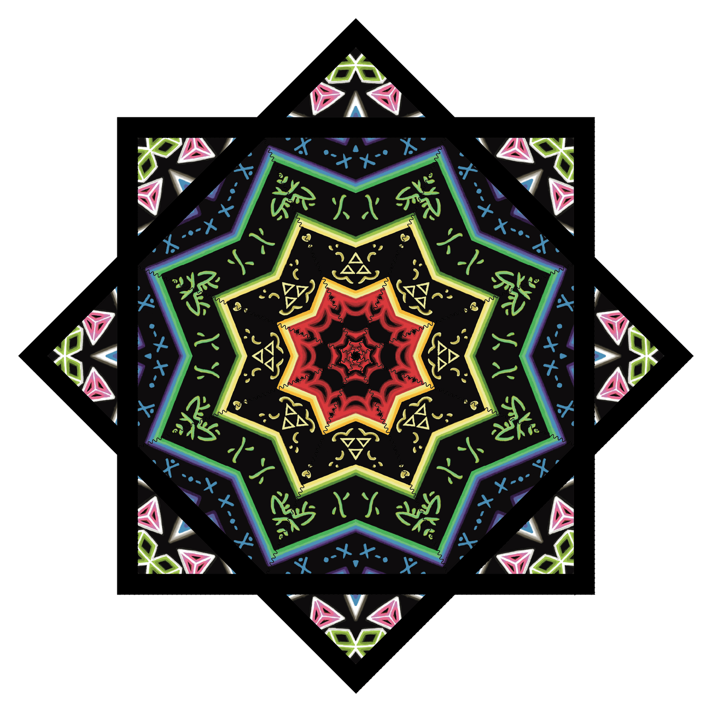 " Rainbow matrix " by Cameron Villanueva– Forever FlowStar 26" (Pre-Sale)