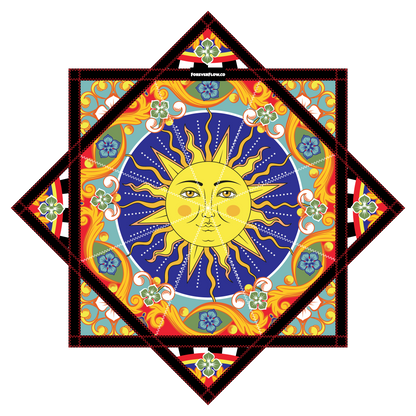Ceramic Sun and Moon – Forever FlowStar 26" (Ready To Ship)