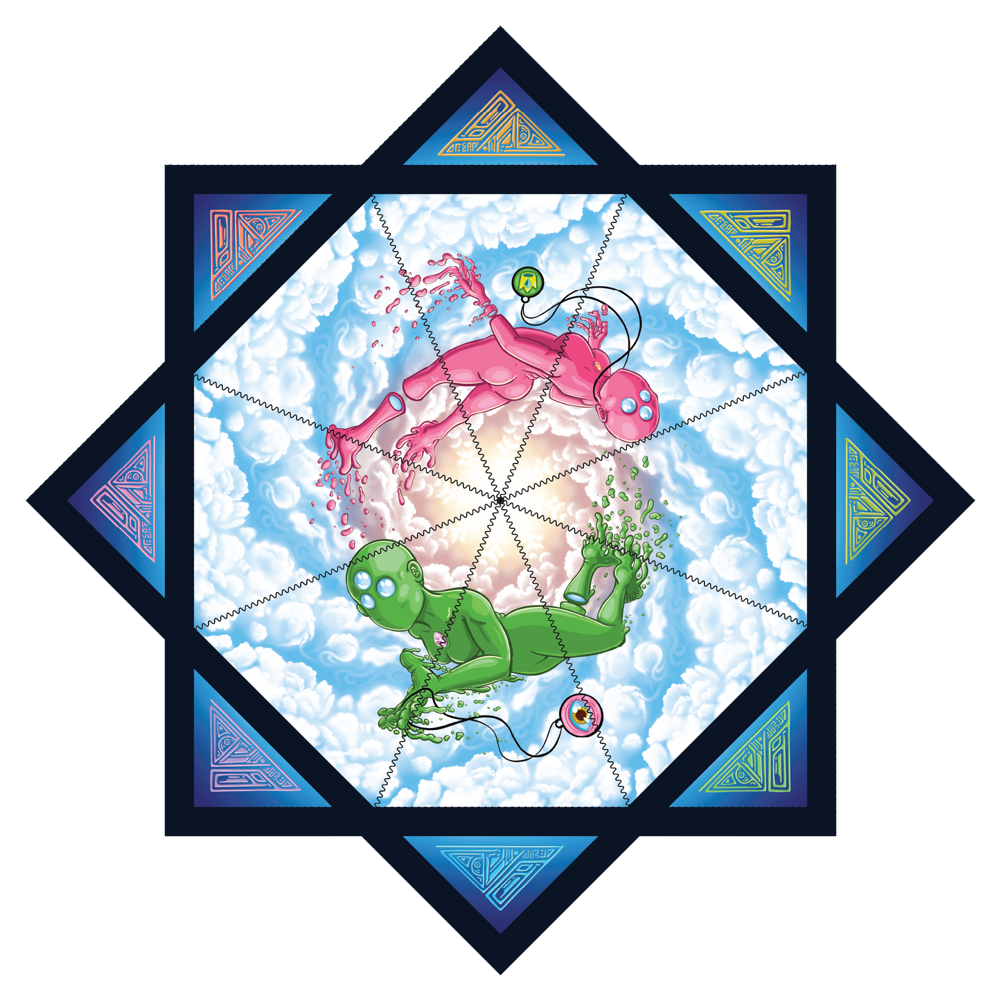 "Cloudbound NightSpin " Artwork by Benjamin Brooks – Forever FlowStar 26"