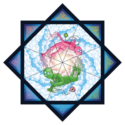 "Cloudbound NightSpin " Artwork by Benjamin Brooks – Forever FlowStar 26"