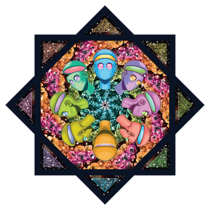 "Cloudbound NightSpin " Artwork by Benjamin Brooks – Forever FlowStar 26"