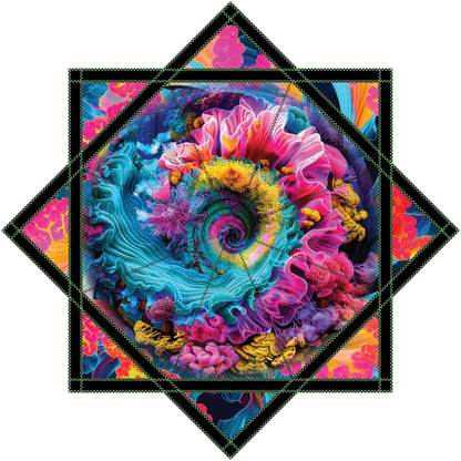 Coral Reef – Jumbo 48" FlowStar (Ready To Ship)