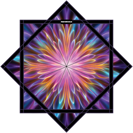 Cosmic Flower Feather– Jumbo 48" FlowStar (Ready To Ship)