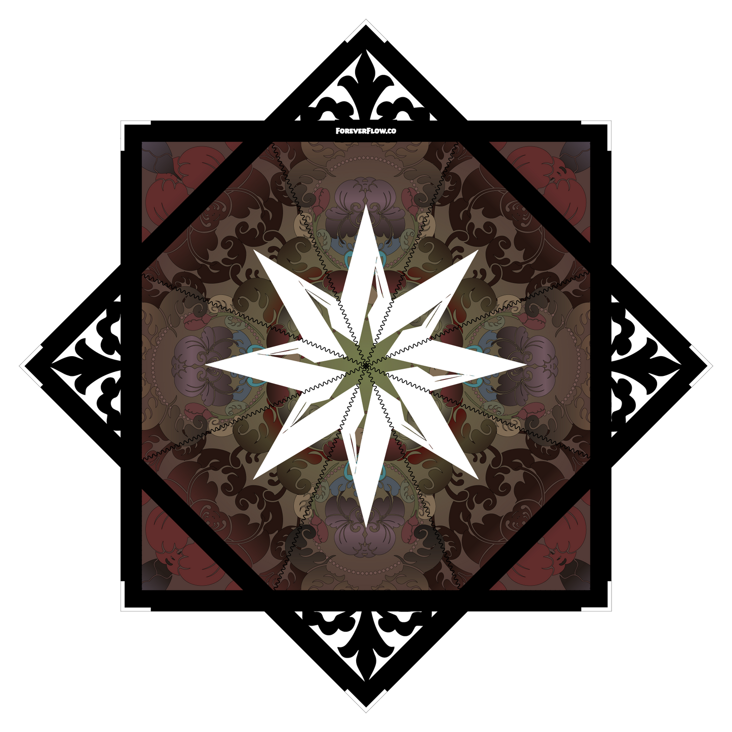 Crimson Thorn – Forever FlowStar 26"  (Ready to Ship)