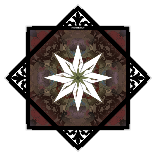 Crimson Thorn – Forever FlowStar 26"  (Ready to Ship)