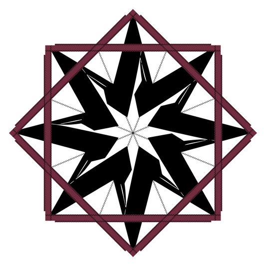 Crimson Thorn – Forever FlowStar 26"  (Ready to Ship)