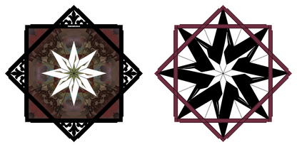 Crimson Thorn – Forever FlowStar 26"  (Ready to Ship)