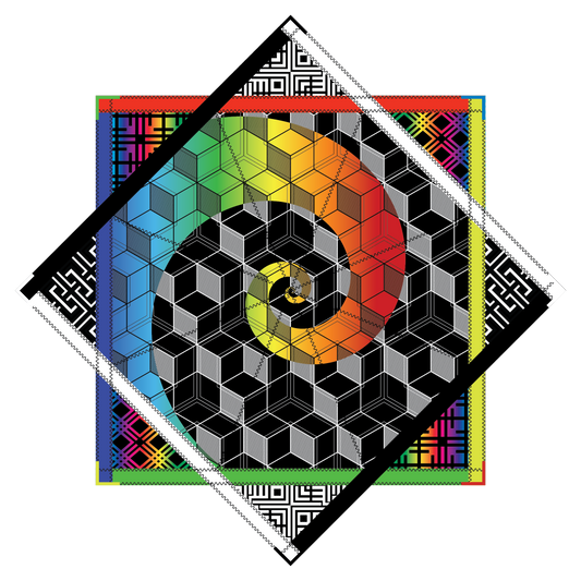 Cube Swirl – Forever FlowStar 26" (Ready To Ship-Drops Aug. 20th)