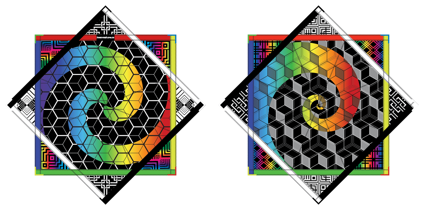 Cube Swirl – Forever FlowStar 26" (Ready To Ship-Drops Aug. 20th)
