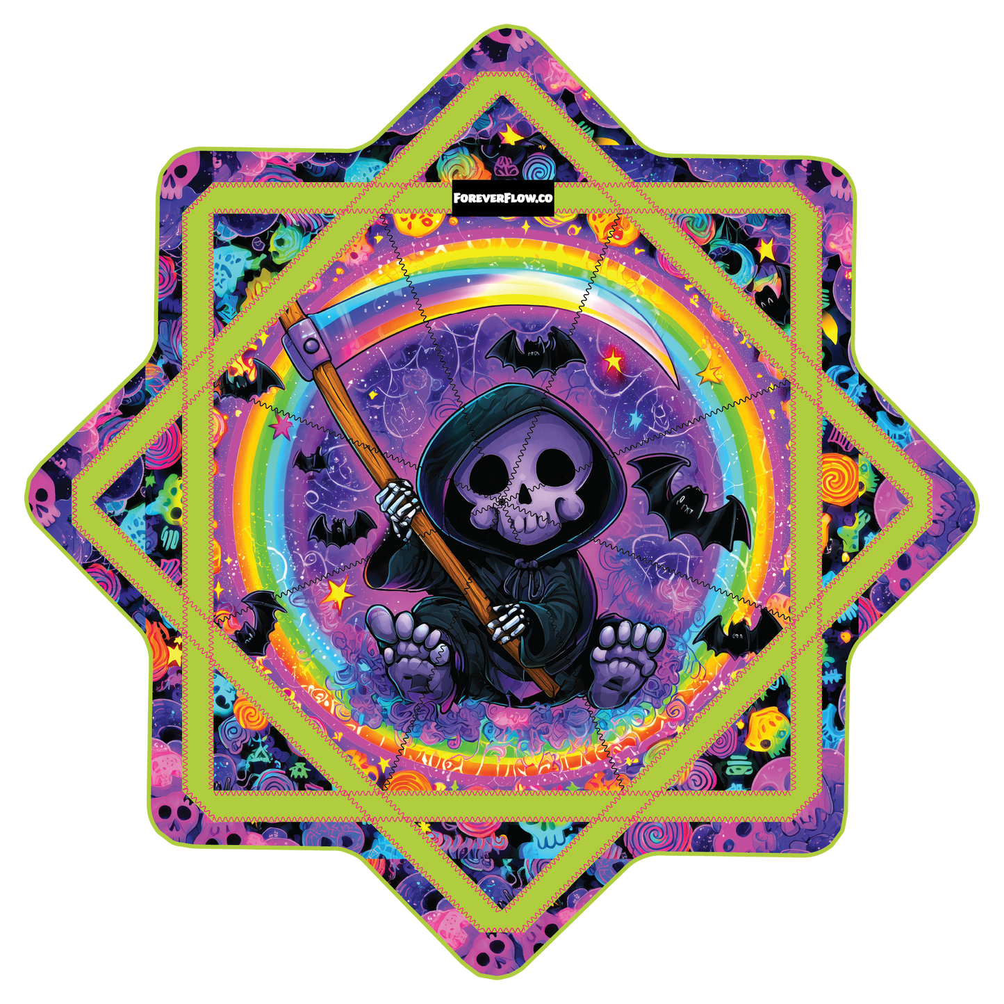 Cute Ghost Reaper –  GlowStar- LED Light Up 26" (Ships by Oct. 15th)