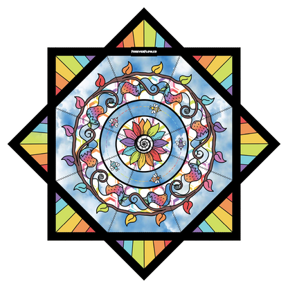 "Of Both Worlds" Artwork by David Urias – Forever FlowStar 26"