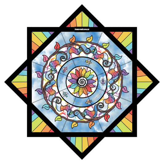 "Of Both Worlds" Artwork by David Urias – Forever FlowStar 26"