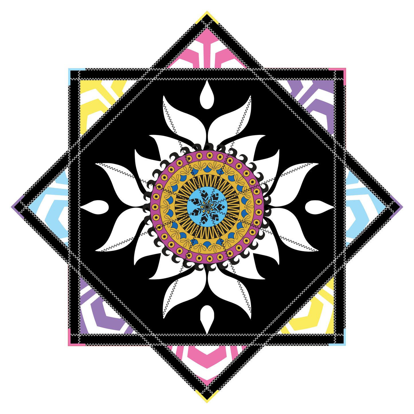 Day Rave – Mini FlowStar 24" (Ready to Ship)