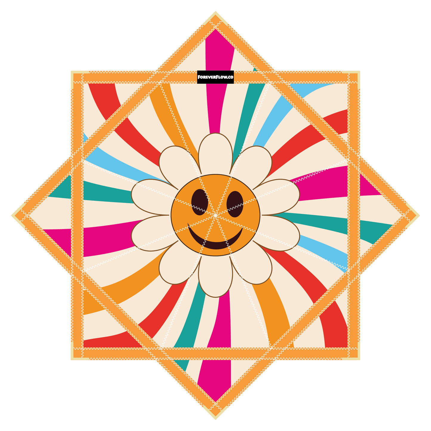 Disco Daisy – Travel FlowStar 14" (Ready To Ship-Drops Aug. 20th)