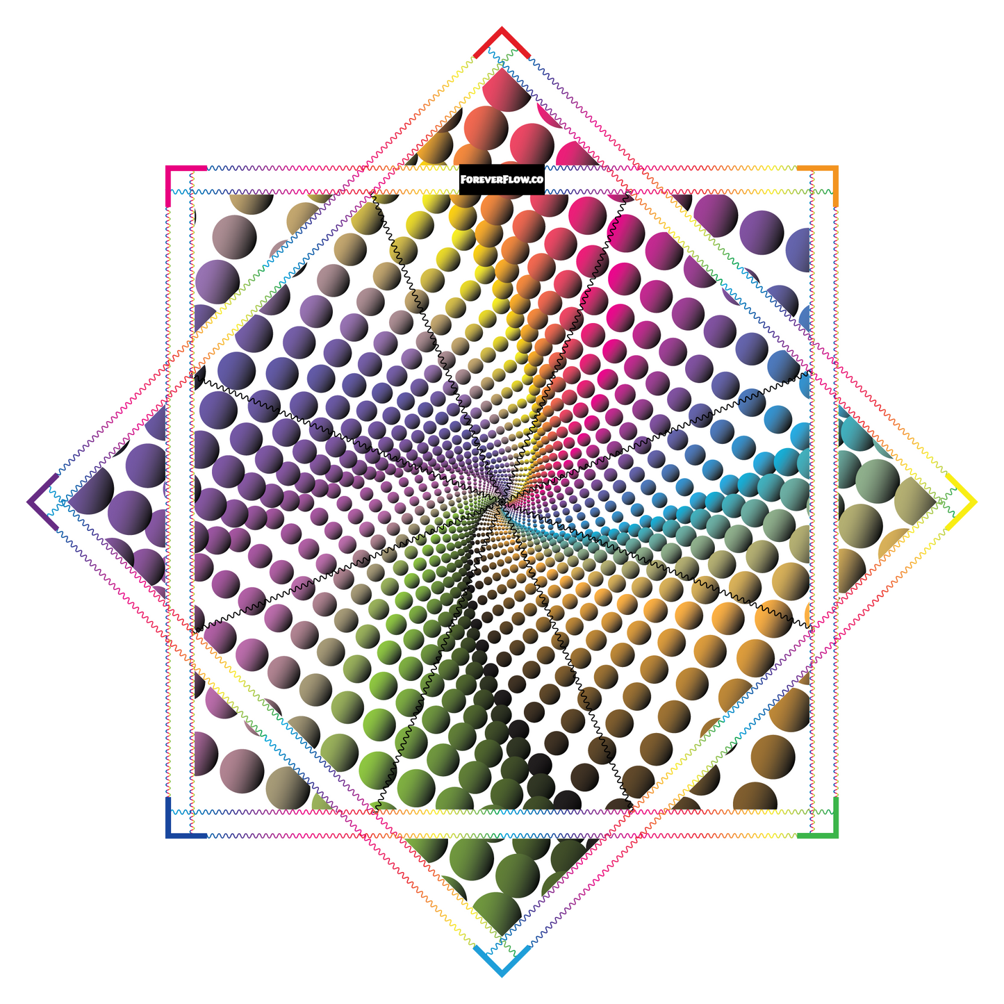 Dot Chroma – Forever FlowStar 26" (Ready to Ship)