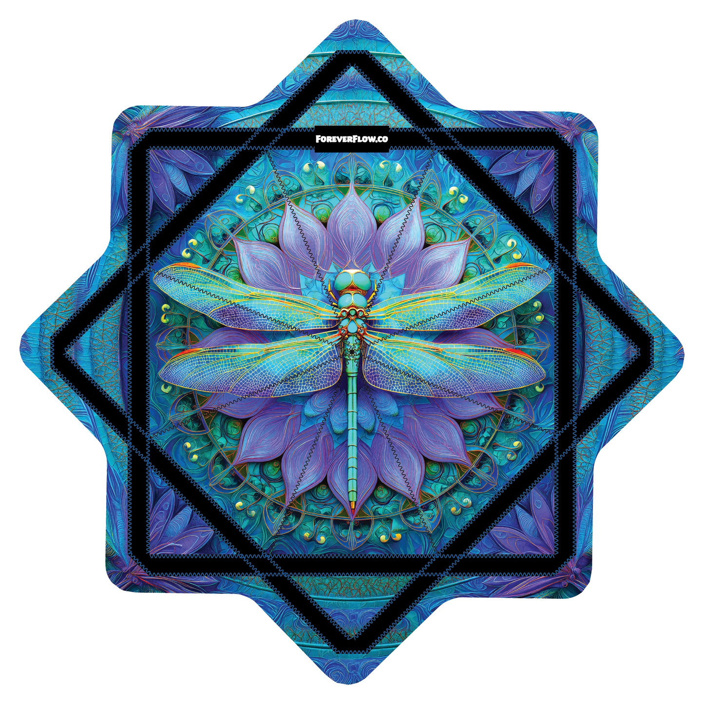 Dragonfly Fractal –  GlowStar- LED Light Up 26" (Ready To Ship)