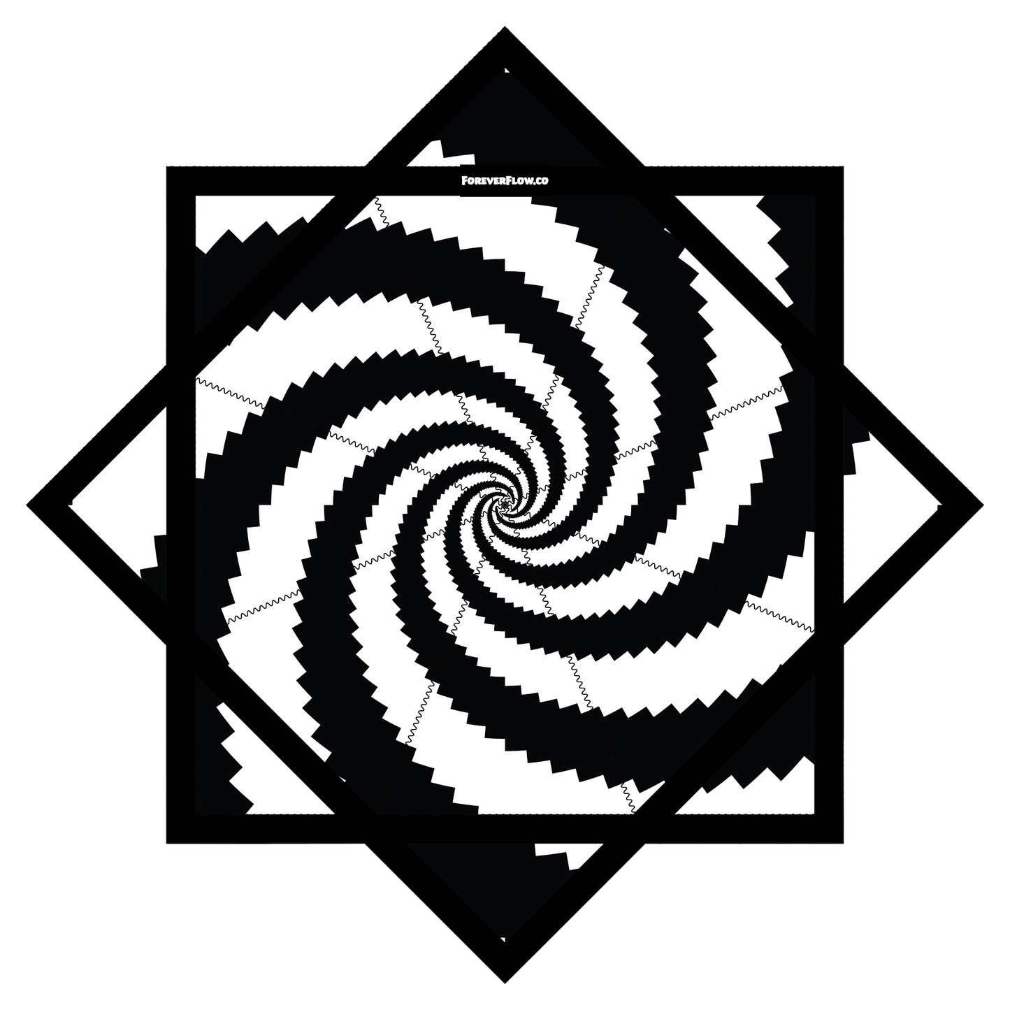 Edge Swirl – JUMBO FlowStar 48" (Ready to Ship)