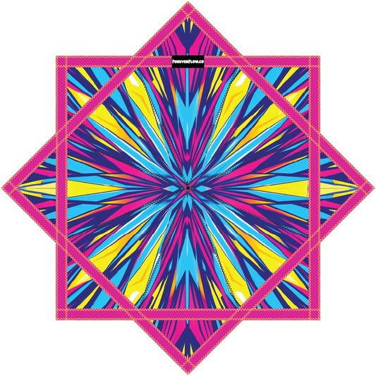 Exploding Paint Swirl – Jumbo 48" FlowStar (Ready To Ship)