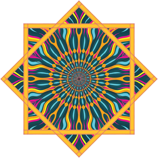 Exploding Paint Swirl – Jumbo 48" FlowStar (Ready To Ship)