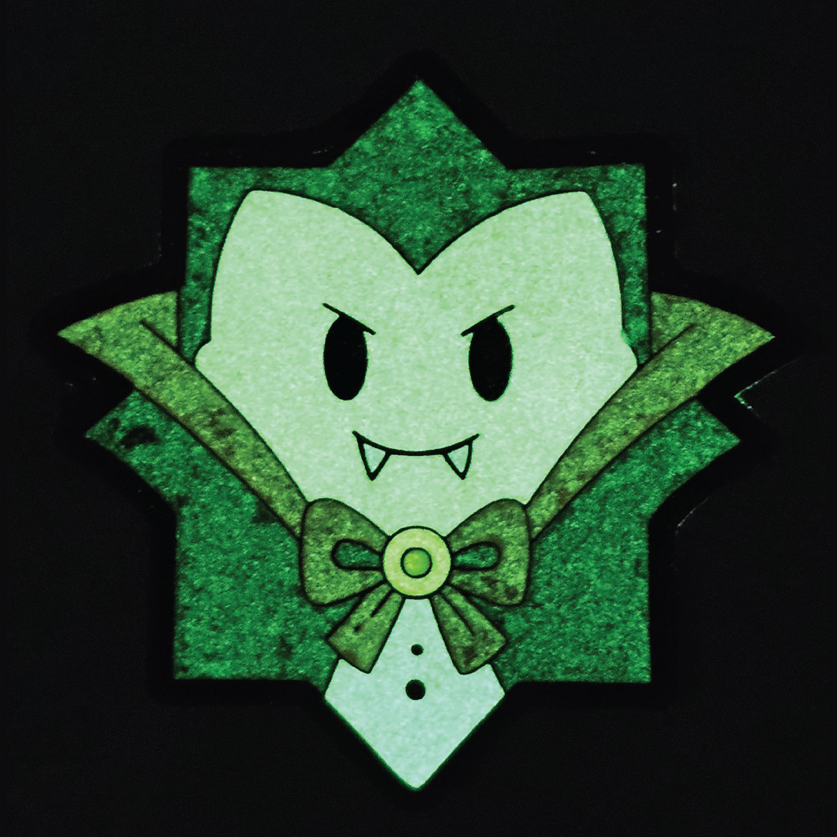 Fangs Flowbies Floween Lapel Pin