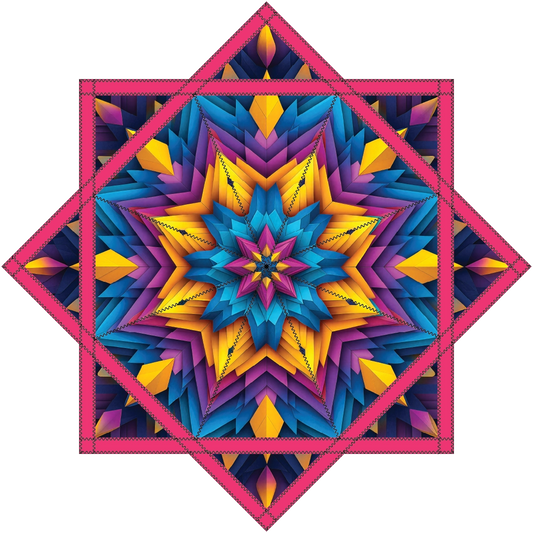 Flower Pattern Switch Up– Jumbo 48" FlowStar (Ready To Ship)