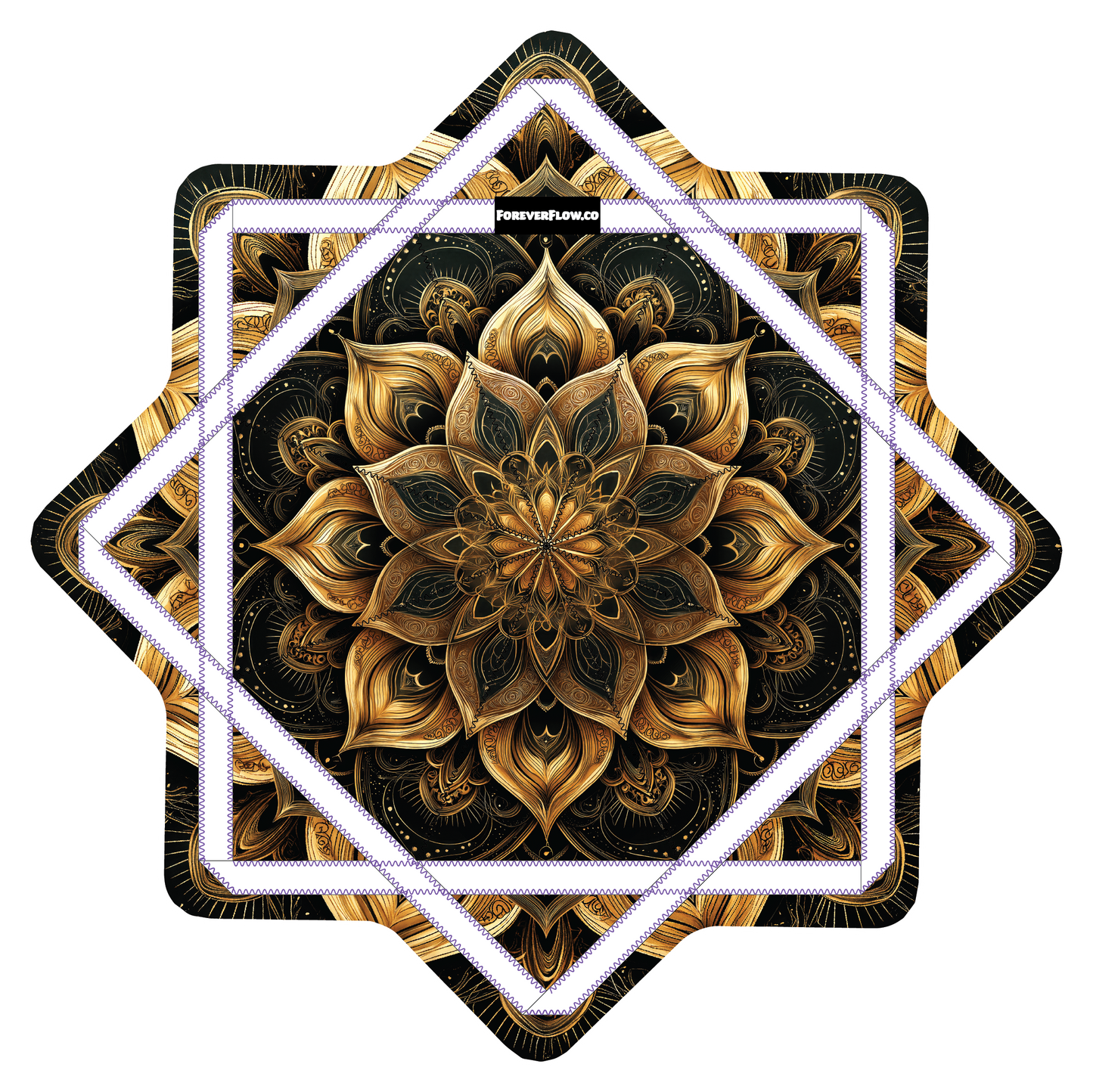 Flower Fox –  Stash Star - Velcro Pocket (Ready To Ship)