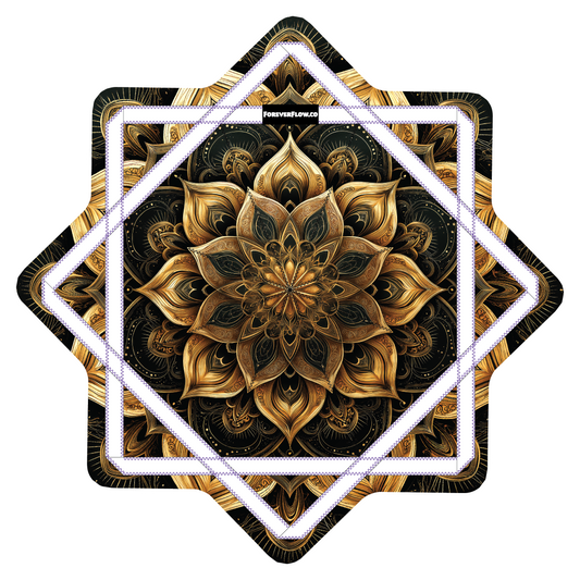 Flower Fox –  Stash Star - Velcro Pocket (Ready To Ship)