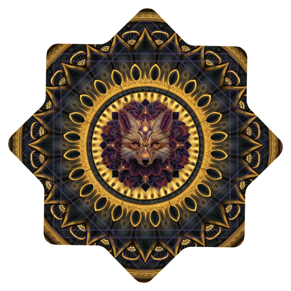 Flower Fox –  Stash Star - Velcro Pocket (Ready To Ship)