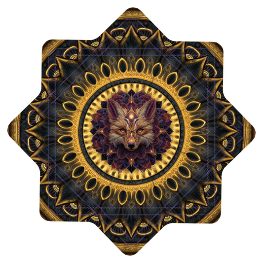 Flower Fox –  Stash Star - Velcro Pocket (Ready To Ship)