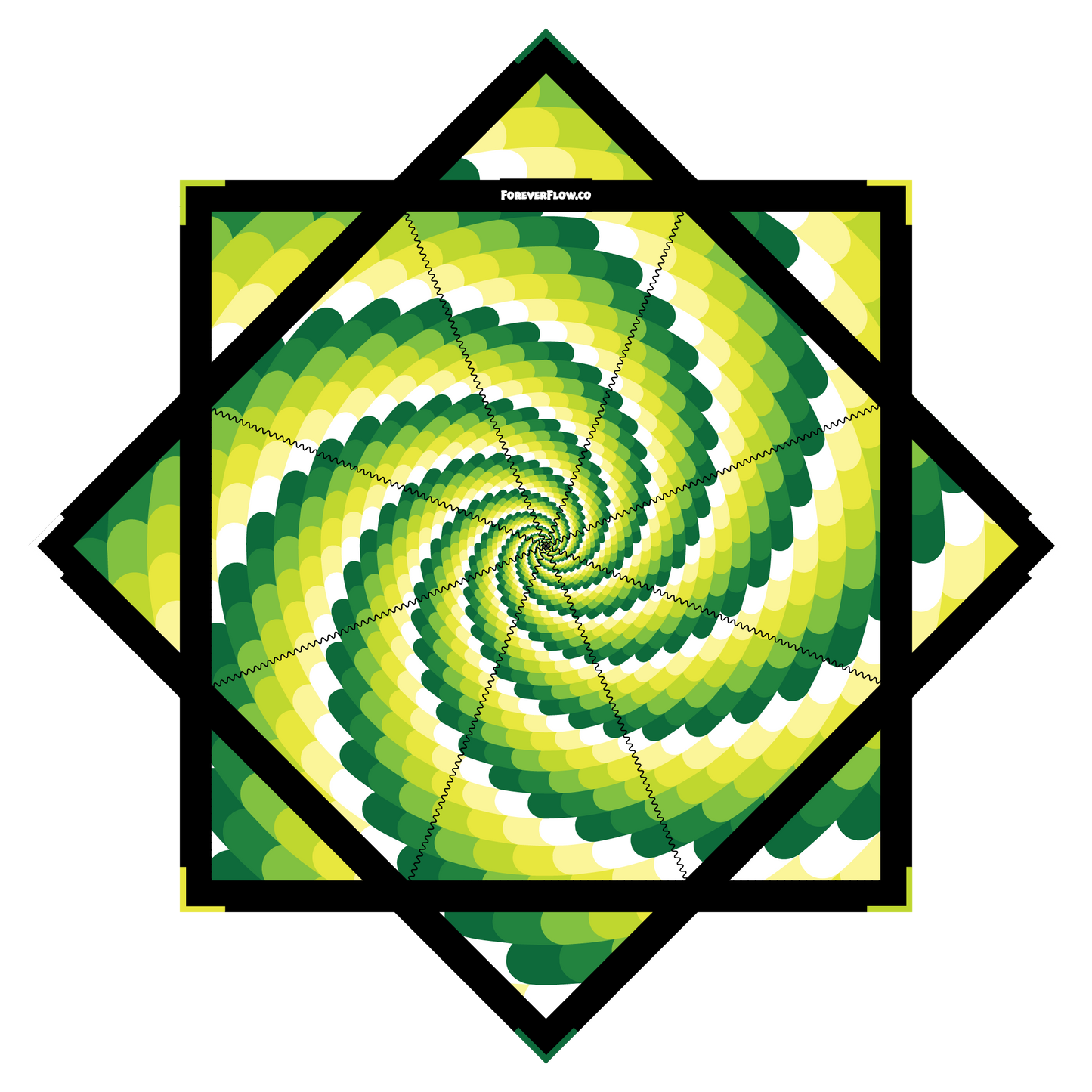 Forest Fade – Forever FlowStar 26" (Ready to Ship)